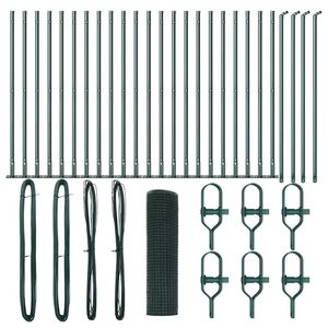 vidaXL Žoga āķis Zaļa