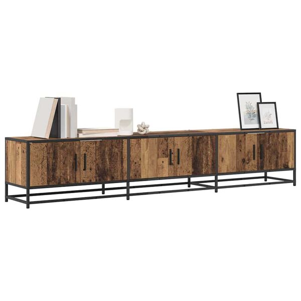 vidaXL TV vienības 2 pcs Vecs koks 210 x 35 x 41 cm Inženierijas koks