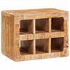 vidaXL Vīna plaukts Brūna 44 x 30 x 35 cm Cieta mango koksne