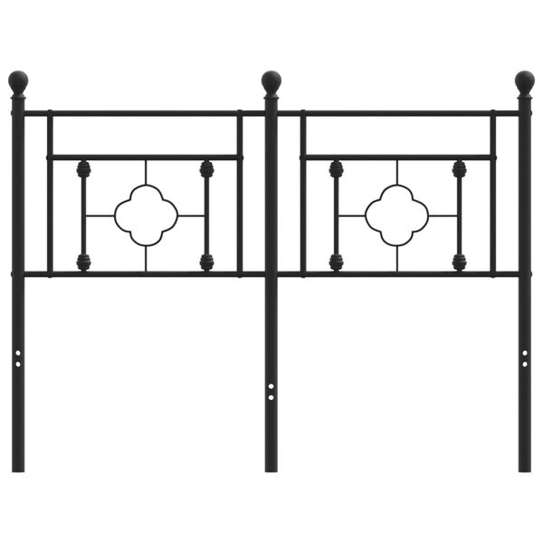 vidaXL rezerves galvgalis, metāls, melns, 120 cm