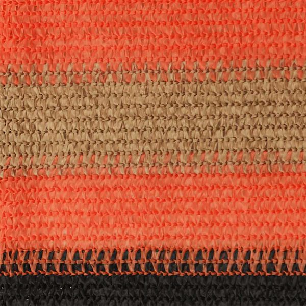 vidaXL balkona aizslietnis, 90x500 cm, daudzkrāsains HDPE