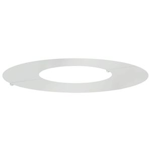 vidaXL piemērots plakana koka gredzenam Sudraba &Oslash;30/60 cm