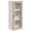 vidaXL Sienas stikla skapis LUCCA Sonomas ozols 40 x 31 x 100 cm