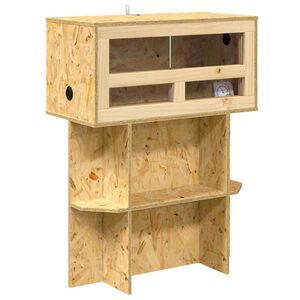vidaXL Terārijs Brūna 60 x 30 x 80 cm OSB