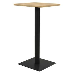 vidaXL bistro galds, 50x50x107 cm, ozolkoka krāsā