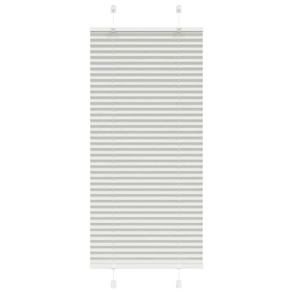 vidaXL kroku žalūzija gai&scaron;i pelēka 65x150 cm auduma platums 64,4 cm