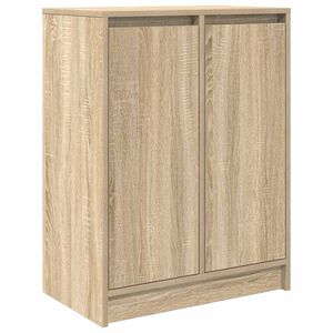 vidaXL kumode, ozolkoka krāsa, 57x34x76 cm, inženierijas koks
