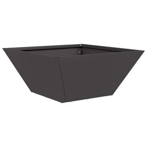 vidaXL Dārza stādītājs Melna 35 x 35 x 15 cm Auksti velmēta tērauds