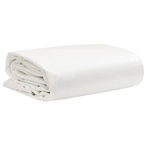 vidaXL brezenta pārklājs, balts, 2x3 m, 650 g/m&sup2;