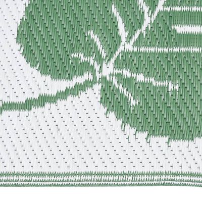 vidaXL āra paklājs, zaļš, 120x180 cm, PP