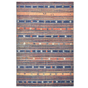 vidaXL paklājs, zils un oranžs, 160x230 cm, PP