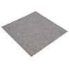 vidaXL Paklāja flīze Brūna 50 x 50 cm 20 pcs PP un bitumens