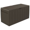 vidaXL mantu kaste, brūna, 117x45,5x57,5 cm, 270 L