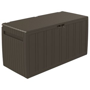 vidaXL mantu kaste, brūna, 117x45,5x57,5 cm, 270 L