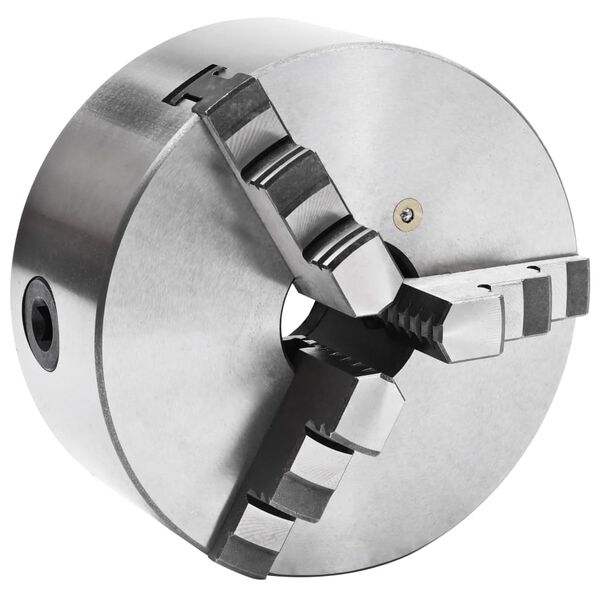 vidaXL 3 žokļu patrona, pašcentrējoša, 160 mm, tērauds