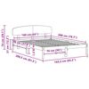 vidaXL Gultas rāmis Vaks brūns 160 x 200 cm Ciets priedes koks
