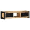vidaXL TV skapis 100x30x25 cm Masīv Rough Wood Mango