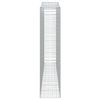 vidaXL arkveida gabiona grozi, 10gb., 400x50x220/240cm, cinkota dzelzs