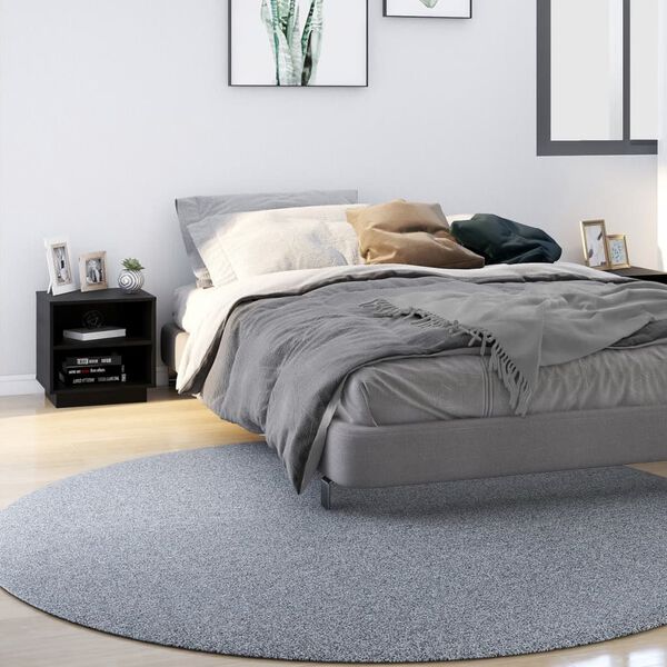 vidaXL naktsgaldiņi, 2 gab., melni, 40x34x40 cm, priedes masīvkoks