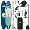 vidaXL SUP Dēlis ar sēdekli 2-in-1 APEX 335 x 76 x 15 cm Zila