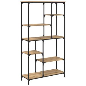 vidaXL Grāmatu plaukts 5 līmeņi 99 x 35,5 x 176 cm Inženierijas koks