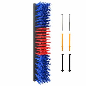 vidaXL Lopkopības birstes Sarkana un zila 50 x 10 x 6.5 cm