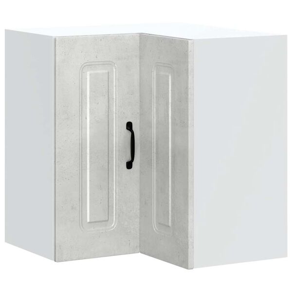 vidaXL virtuves sienas stūra skapis "Kalmar" betona pelēks