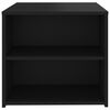vidaXL galdiņš, melns, 50x50x45 cm, inženierijas koks