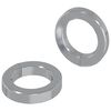 vidaXL Stieples mazgātājs 2 gab. Balts 13 x 1 mm Dzelzs