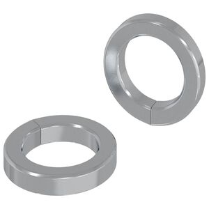 vidaXL Stieples mazgātājs 2 gab. Balts 13 x 1 mm Dzelzs
