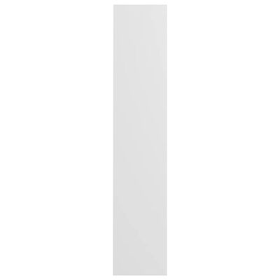 vidaXL sienas apavu plaukti, 2 gab., balti, 60x18x90 cm, skaidu plātne