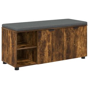 vidaXL Zāles sols ar spilvenu Kūpināts Ozols 100 x 38 x 46 cm