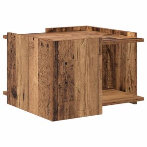 vidaXL Kafijas galdiņ&scaron; Vecs koks 50,5 x 50 x 33 cm Inženierijas koks