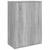 vidaXL kumode, pelēka ozolkoka, 60x31x84 cm, inženierijas koks