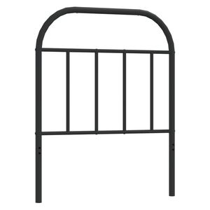 vidaXL rezerves galvgalis, metāls, melns, 75 cm