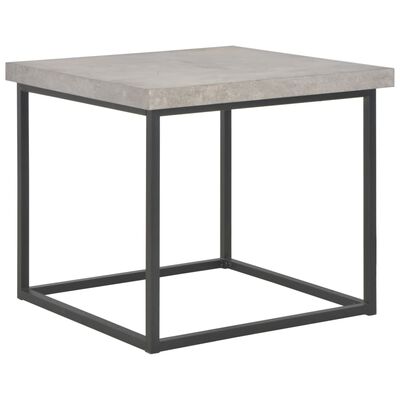 vidaXL kafijas galdiņš, 55x55x53 cm, betona imitācija