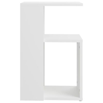 vidaXL galdiņš, balts, 36x30x56 cm, skaidu plāksne
