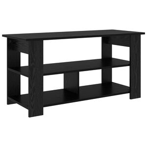 vidaXL Televizora statīvs Melns ozolkoks 100 x 40 x 50 cm
