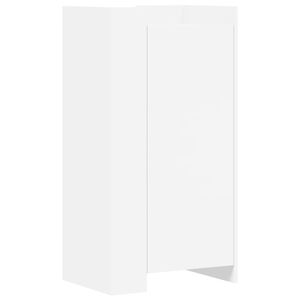 vidaXL apavu skapītis, balts, 52x37,5x100 cm, inženierijas koks