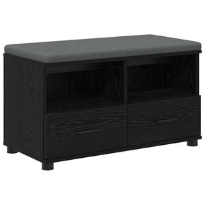vidaXL Zāles sols Melnais Ozols 80 x 38 x 46 cm