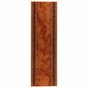 vidaXL Skrējēju paklājs FLORNES Austs Oranža 67 cm x 150 cm PP 7 mm