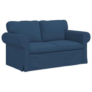 vidaXL Dīvāns Zila 155 x 82 x 80 cm audums