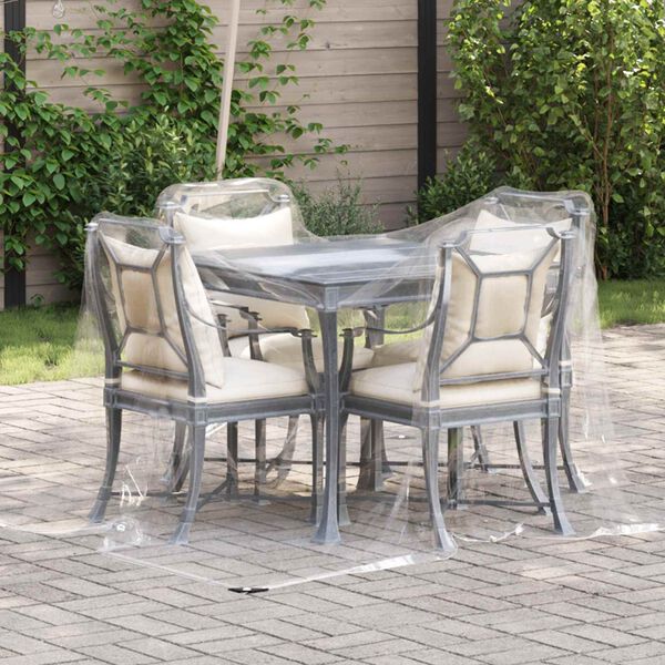 vidaXL Pārklājs ar acīm Caurspīdīgs 2 x 2 m Polietilēns