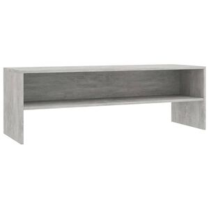 vidaXL TV skapītis, 120x40x40 cm, betona pelēks, inženierijas koks