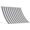 vidaXL Markīze Antracīts un balts 250 x 150 cm