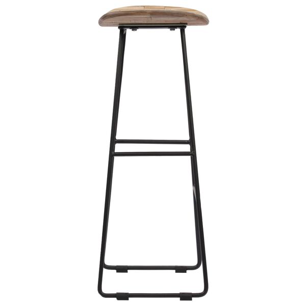 vidaXL bāra krēsli, 4 gab., pārstrādāts tīkkoks