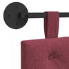 vidaXL Karājo&scaron;s galvgalis Vīna sarkans 130 x 55 x 7 cm audums