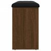 vidaXL apavu skapītis, brūns, 102x32x50 cm, inženierijas koks