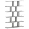 vidaXL Sienas plaukts Betona pelēks 70 x 17 x 101 cm Inženierijas koks