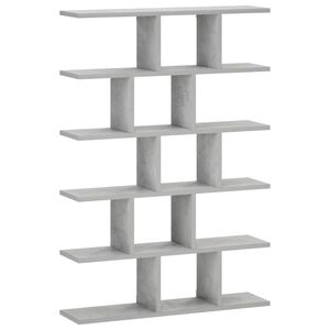 vidaXL Sienas plaukts Betona pelēks 70 x 17 x 101 cm Inženierijas koks